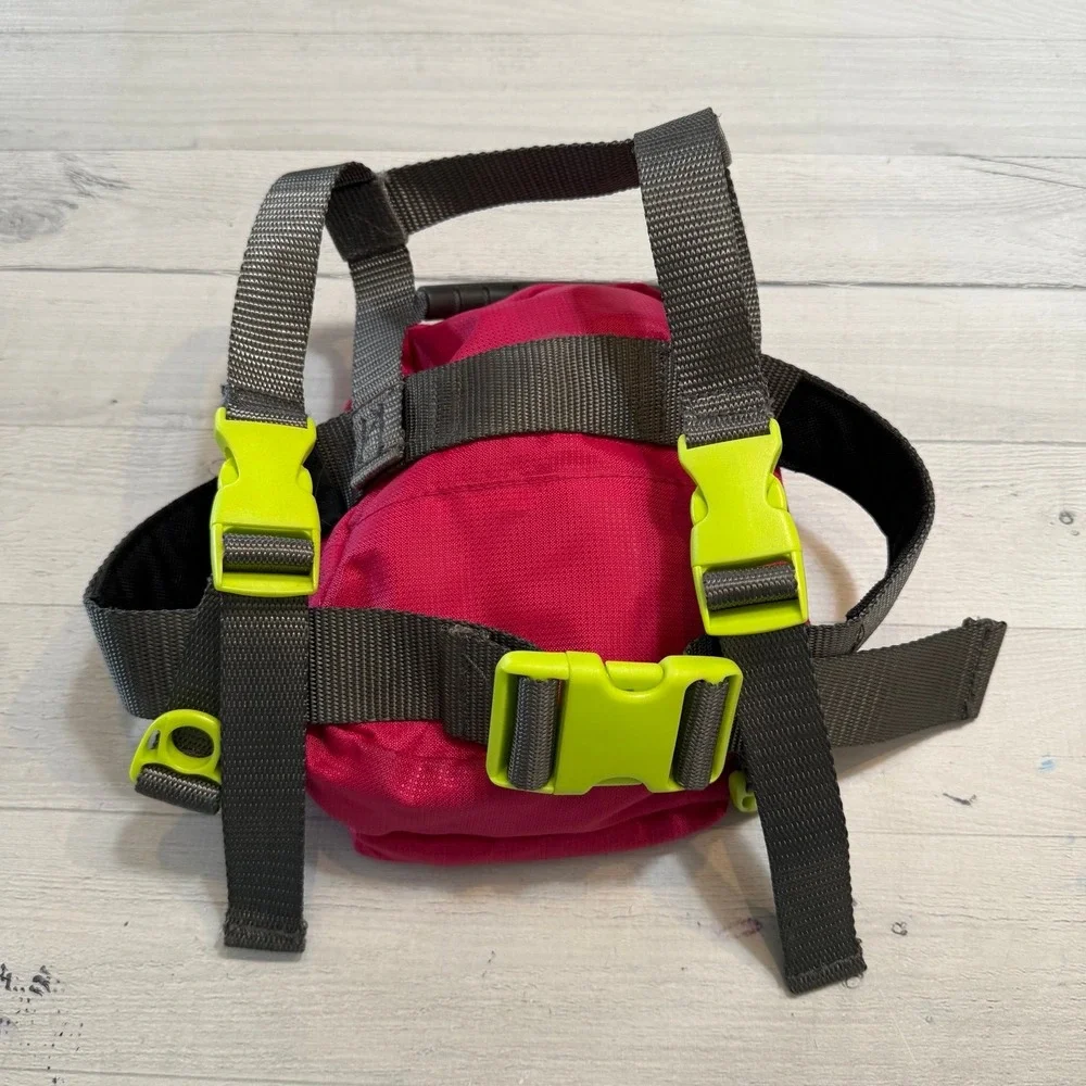 Lucky bums pink‎ kids ski harness backpack only